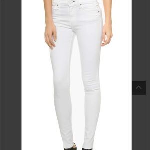 McGuire Denim Newton Skinny Jeans Raw Hem white